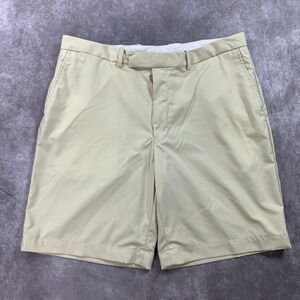 RLX Ralph Lauren Golf Shorts‎ Mens 38 Beige Wicking 9" Performance Stretch